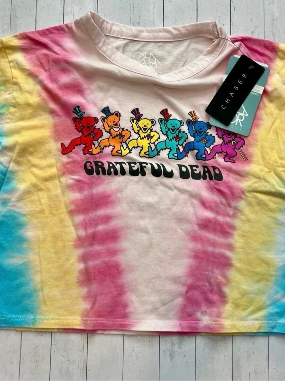 Grateful Dead Tie Dye Dancing Bears Tee